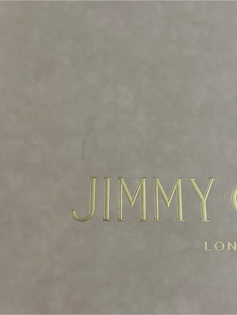 Authentic Empty Jimmy Choo 9x8.5x3.25 Box W/ Paper and 2x Dust Bags